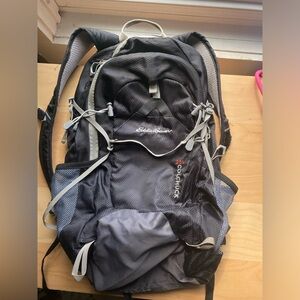 Eddie Bauer Black and Gray Backpack